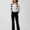 Kinder-Uniform-Ponte-Hose mit ausgestelltem Bein