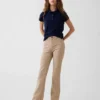 Kinder-Uniform-Ponte-Hose mit ausgestelltem Bein