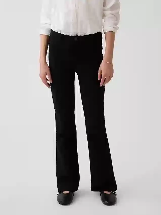 Kinder-Uniform-Ponte-Hose mit ausgestelltem Bein