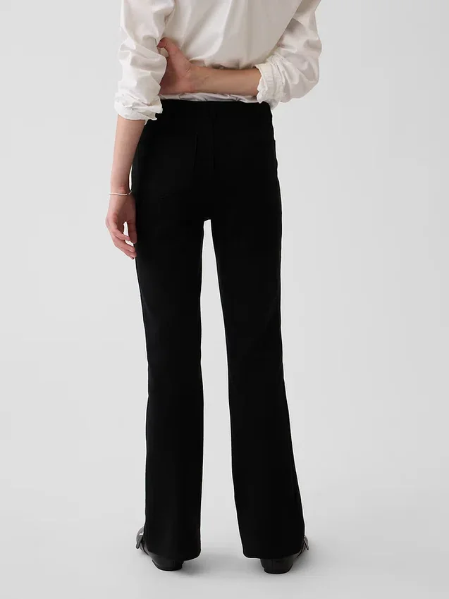 Kinder-Uniform-Ponte-Hose mit ausgestelltem Bein
