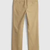 Kinder-Uniformhose aus Stretch-Khakis in gerader Passform
