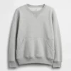 Kinder-Vintagesoft-Sweatshirt mit Rundhalsausschnitt und Tasche