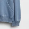Kinder-Vintagesoft-Sweatshirt mit Rundhalsausschnitt und Tasche