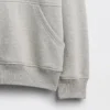 Kinder-Vintagesoft-Sweatshirt mit Rundhalsausschnitt und Tasche