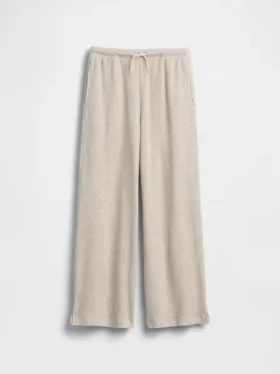 Kinder-Waffelpiqué-Hose mit lockerer Passform und weitem Bein