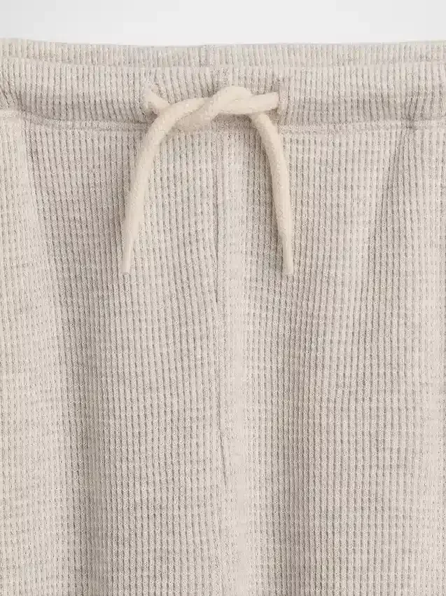 Kinder-Waffelpiqué-Hose mit lockerer Passform und weitem Bein