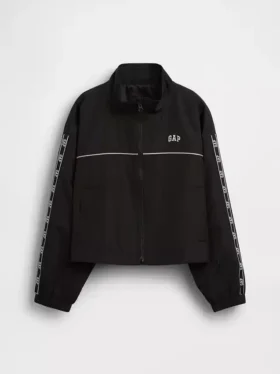 Kinder-Windjacke mit Logo in lockerer Passform