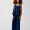 Kinderhose aus Baumwollgaze mit lockerer Passform und weitem Bein