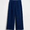 Kinderhose aus Baumwollgaze mit lockerer Passform und weitem Bein