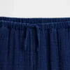 Kinderhose aus Baumwollgaze mit lockerer Passform und weitem Bein