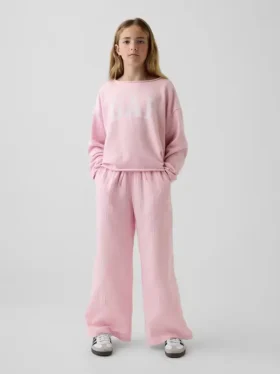 Kinderhose aus Baumwollgaze mit weitem Bein
