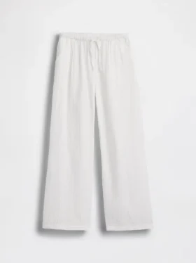 Kinderhose aus Baumwollgaze mit weitem Bein