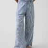 Kinderhose aus Leinen-Baumwolle mit weitem Bein und einfachem Anzug