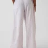 Kinderhose aus Leinen-Baumwolle mit weitem Bein und einfachem Anzug