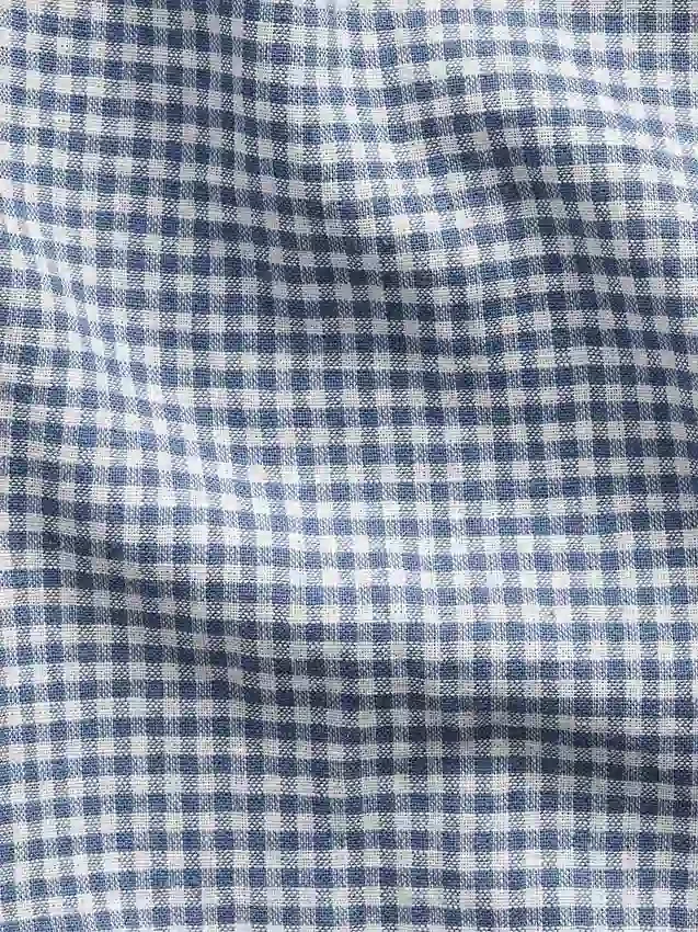 Kinderhose aus Leinen-Baumwolle mit weitem Bein und einfachem Anzug