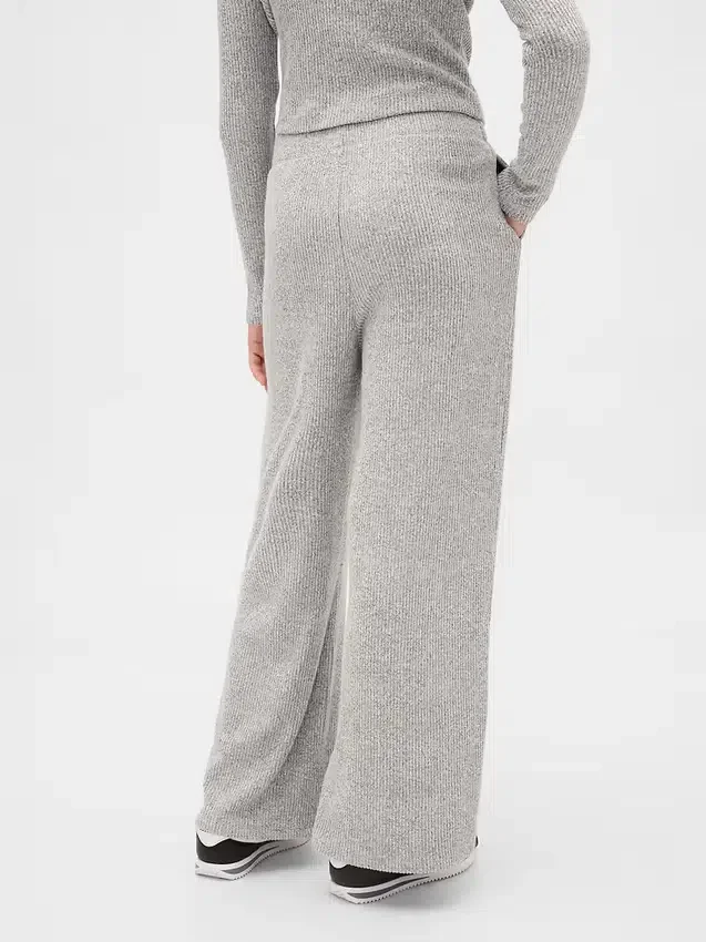 Kinderhose „Softspun Rib“ mit weitem Bein