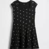 Kinderkleid aus Jersey mit quadratischem Ausschnitt