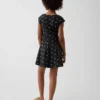 Kinderkleid aus Jersey mit quadratischem Ausschnitt