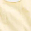 Kinderkleid aus Leinen-Baumwollmischung mit U-Ausschnitt