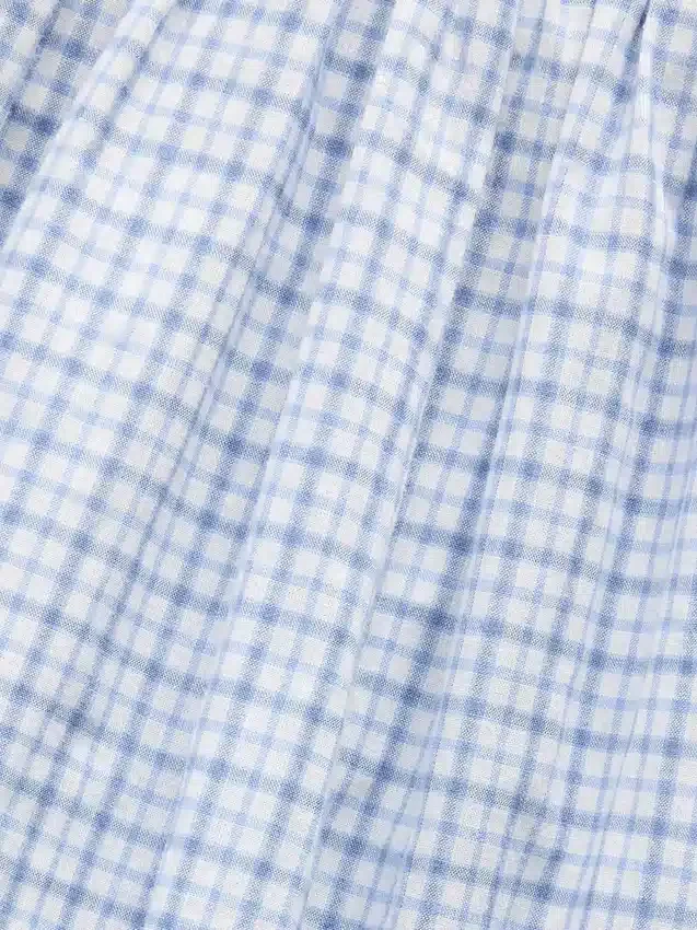 Kinderkleid mit Smok-Print