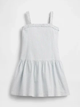Kinderkleid mit tief sitzender Taille