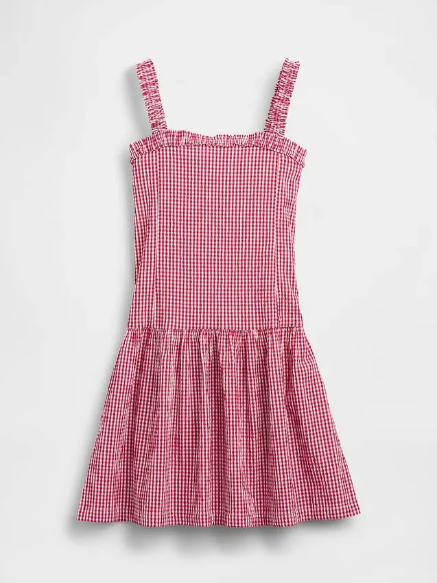 Kinderkleid mit tief sitzender Taille