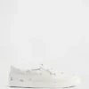 Kinderslip-On-Sneaker mit Blumenmuster