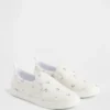 Kinderslip-On-Sneaker mit Blumenmuster