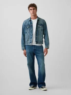 Klassische Icon-Jeansjacke