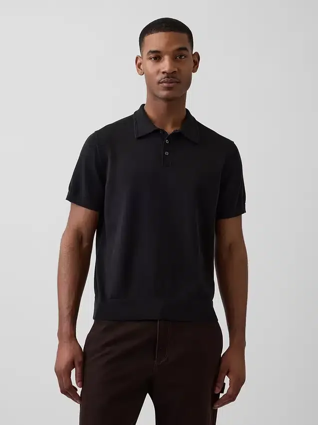 Klassischer Polo-Pullover