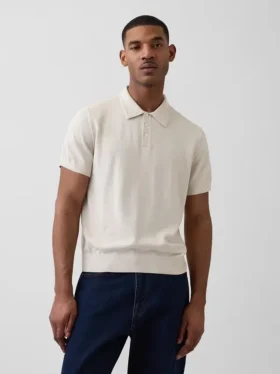 Klassischer Polo-Pullover