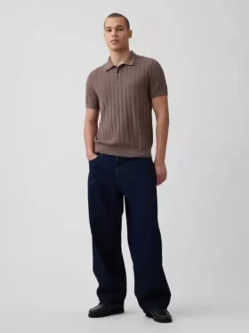 Klassischer Polo-Pullover