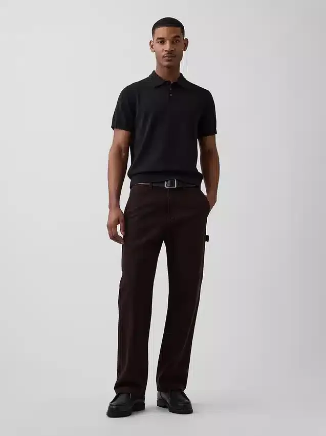 Klassischer Polo-Pullover