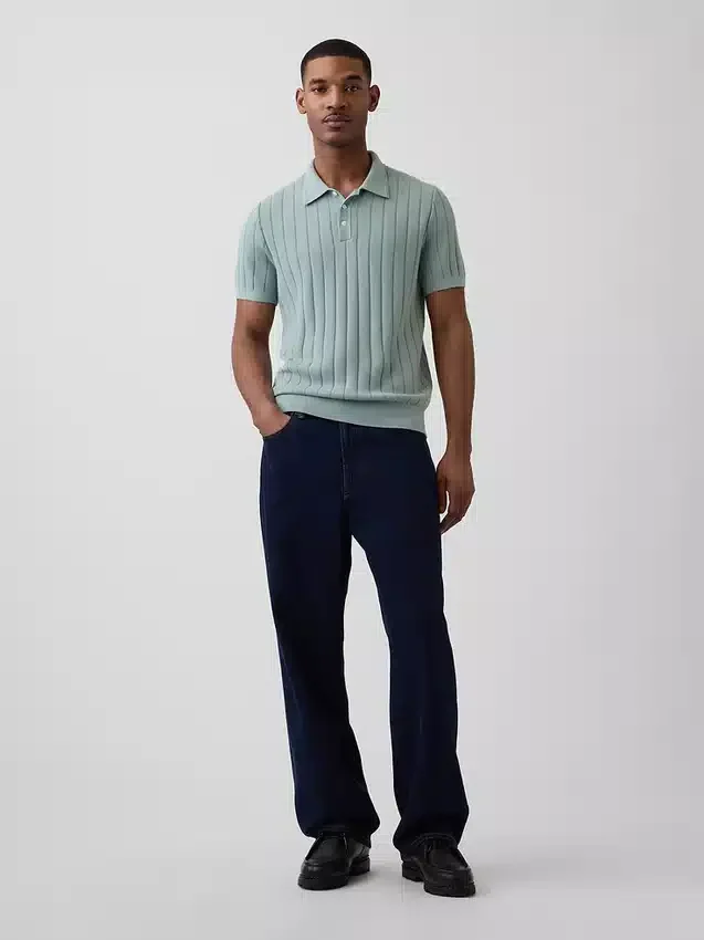 Klassischer Polo-Pullover