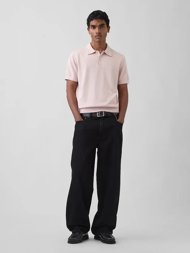 Klassischer Polo-Pullover