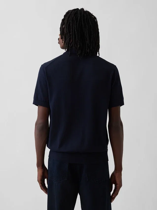 Klassischer Polo-Pullover