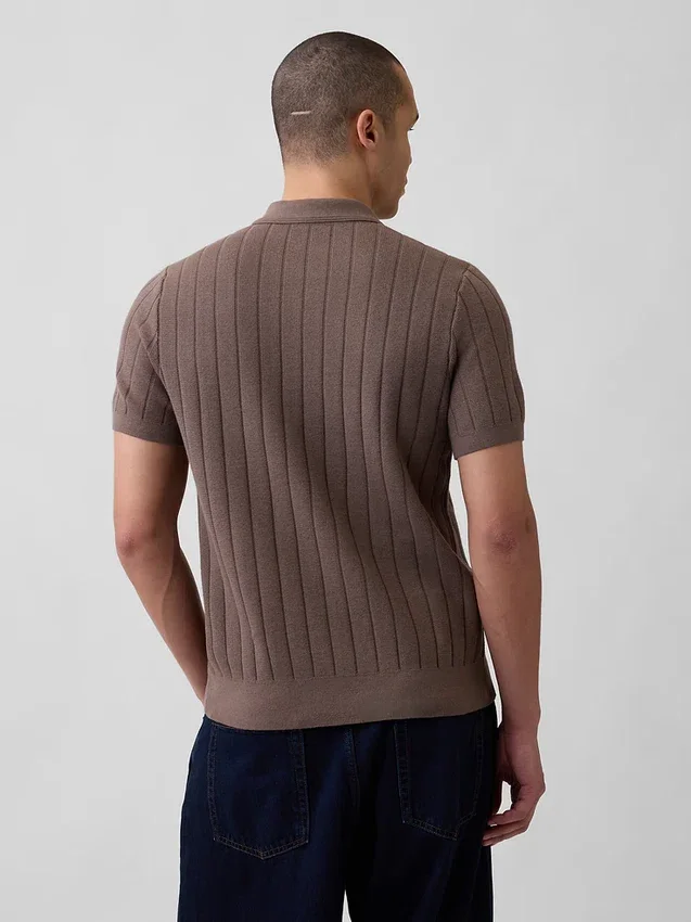 Klassischer Polo-Pullover