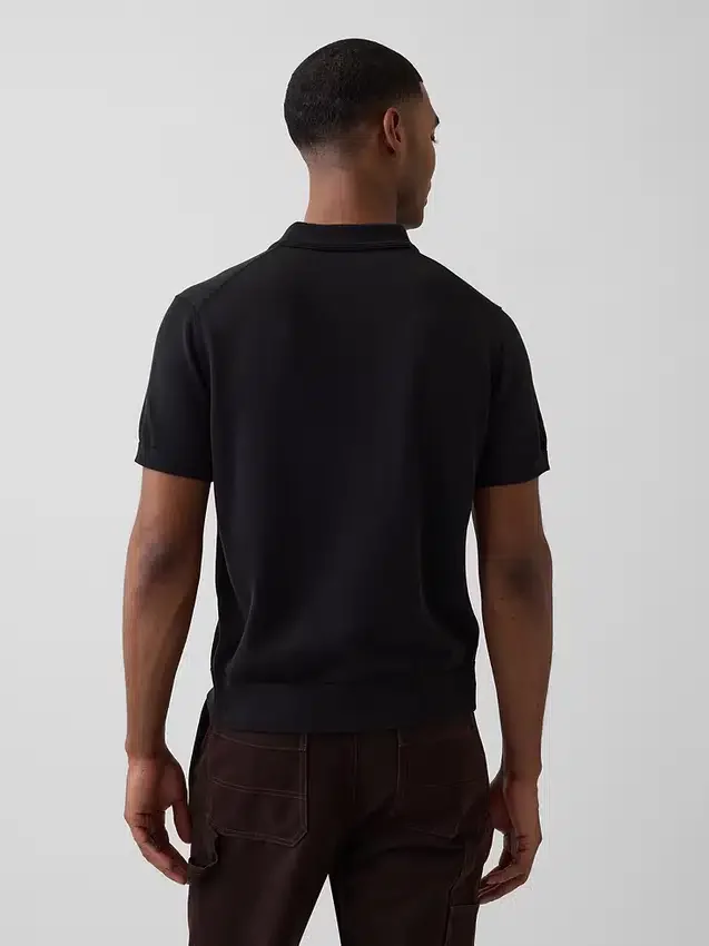Klassischer Polo-Pullover