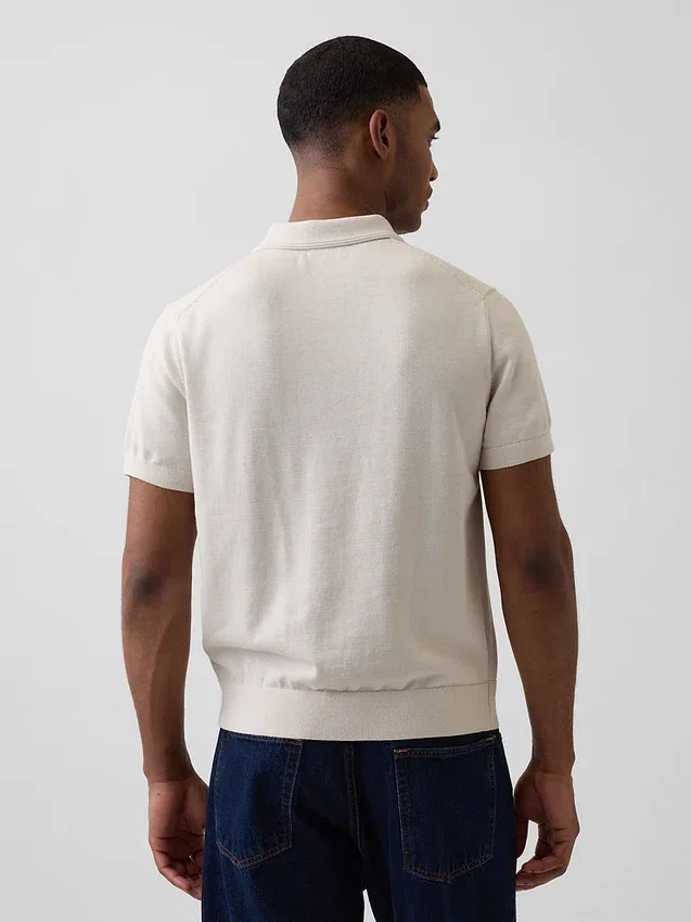 Klassischer Polo-Pullover