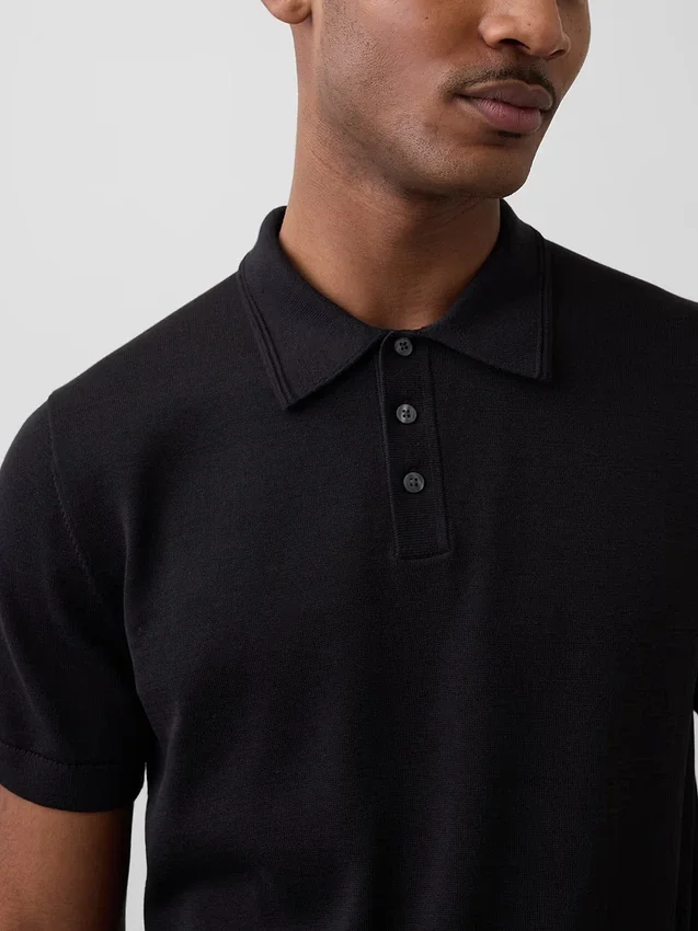 Klassischer Polo-Pullover