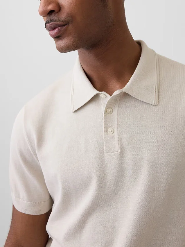 Klassischer Polo-Pullover