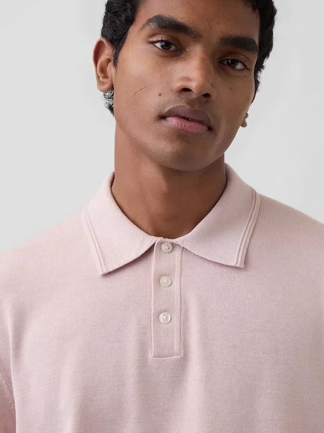 Klassischer Polo-Pullover
