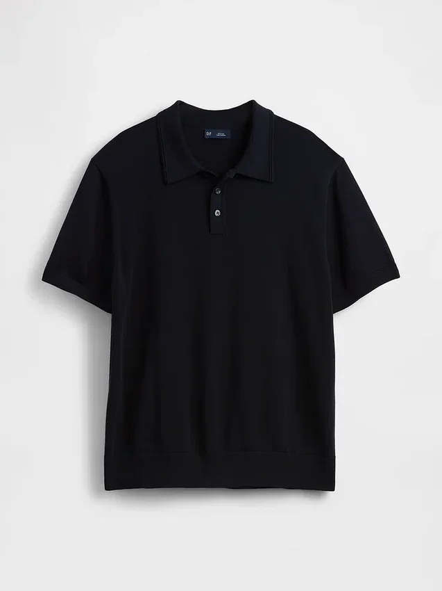 Klassischer Polo-Pullover