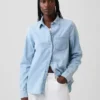 Klassisches Hemd aus Bio-Baumwoll-Denim
