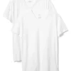 Klassisches T-Shirt mit V-Ausschnitt (2er-Pack)