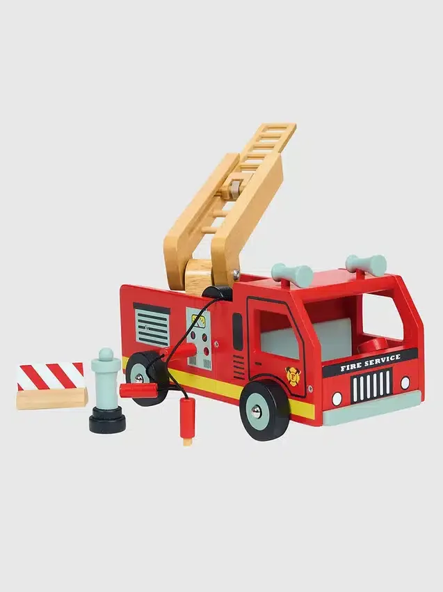 Kleiner Feuerwehrmann – Rotes Feuerwehrauto für Kleinkinder