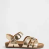 Kleinkind-Sandalen mit Metallic-Riemen