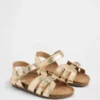 Kleinkind-Sandalen mit Metallic-Riemen