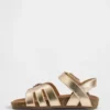 Kleinkind-Sandalen mit Metallic-Riemen