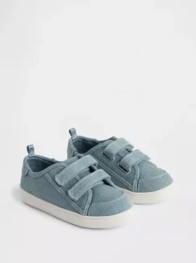 Kleinkind-Sneaker aus Canvas-Denim